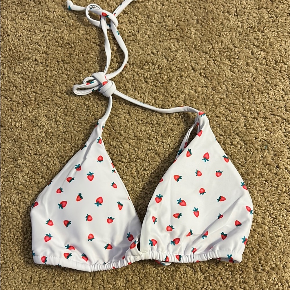 Women’s strawberry bikini top